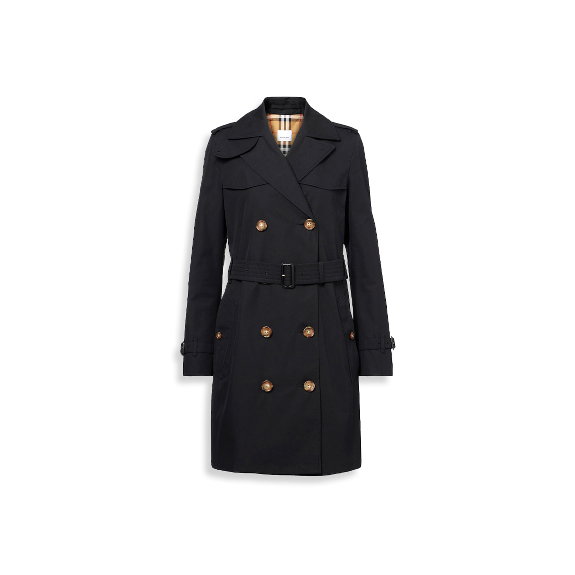 BURBERRY WATERLOO COTTON GABARDINE TRENCH COAT 